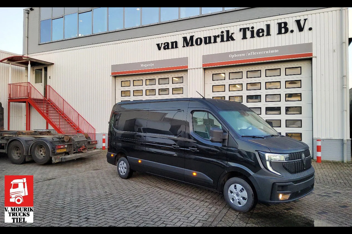 Renault Master 170.35 EURO 6 L3H2 ZWART METALLIC - 2x ZIJSCHUIFDEUR - TREKHAAK - V-22-KKP - BPM VRIJ!