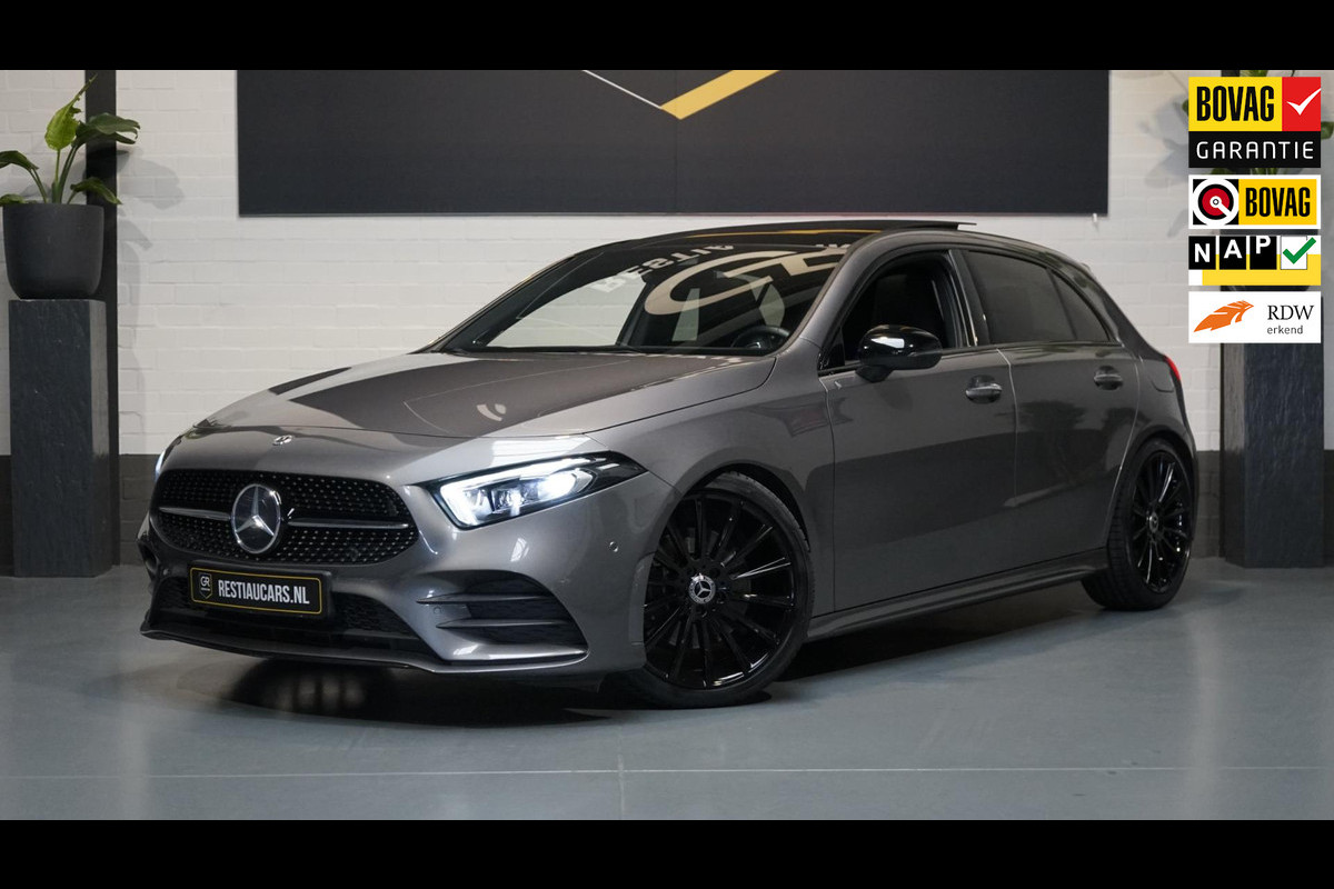 Mercedes-Benz A-Klasse 220 AMG Premium Automaat-BURMESTER-ClIMA-CAMERA-KEYLESS-PANO-NIGHTPAKKET-MULTIBEAM-WINTERPAKKET Mercedes-Benz A-Klasse 220 AMG Premium Automaat-BURMESTER-ClIMA-CAMERA-KEYLESS-PANO-NIGHTPAKKET-MULTIBEAM-WINTERPAKKET