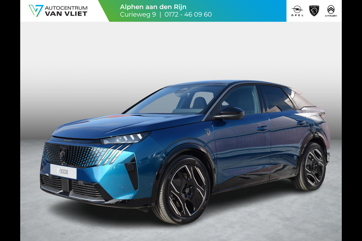 Peugeot E-3008 GT Avantage 73 kWh WARMTEPOMP | 360 CAMERA MET SENSOREN | NAVIGATIE / CARPLAY | UIT VOORRAAD LEVERBAAR Peugeot E-3008 GT Avantage 73 kWh WARMTEPOMP | 360 CAMERA MET SENSOREN | NAVIGATIE / CARPLAY | UIT VOORRAAD LEVERBAAR