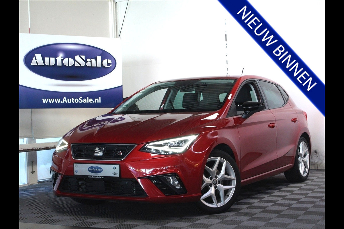 Seat Ibiza 1.0 TSI FR CARPLAY LEDER/ALCNTRA DAB CAM STOELVW CRUISE '19 Seat Ibiza 1.0 TSI FR CARPLAY LEDER/ALCNTRA DAB CAM STOELVW CRUISE '19