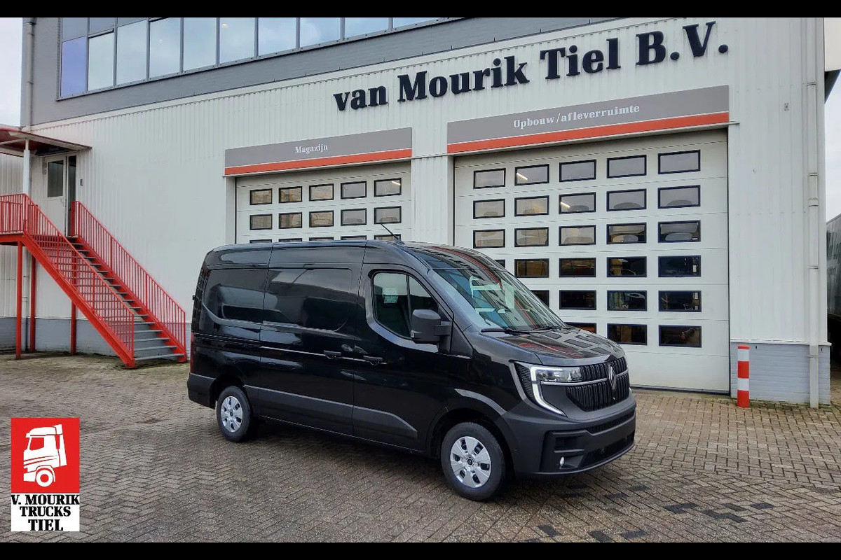 Renault Master 170.35 - L2H2 GESLOTEN - EURO 6 - METALLIC ZWART - TREKHAAK - V-40-KNT - BPM VRIJ!