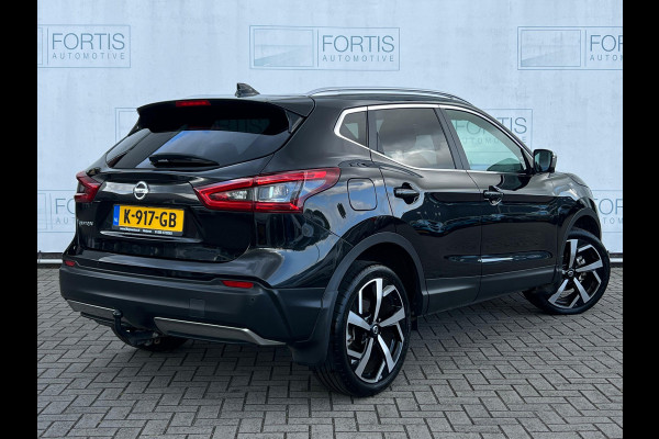 Nissan QASHQAI 1.2 Tekna + LUXE LEDER | CAMERA | TREKHAAK | PANO ! 2DE PINKSTERDAG GEOPEND VAN 10:00 UUR T/M 17:00 UUR