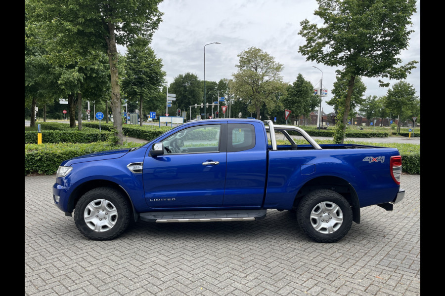 Ford Ranger 2.2 TDCi Limited Supercab 160pk/118kW 6-bak | Trekhaak | Adapt. Cruise | All Terrain |