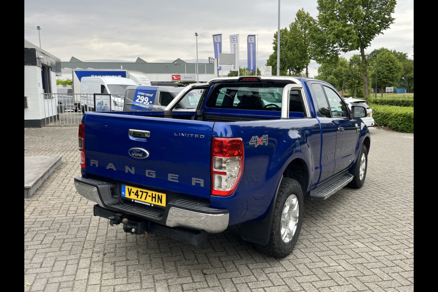 Ford Ranger 2.2 TDCi Limited Supercab 160pk/118kW 6-bak | Trekhaak | Adapt. Cruise | All Terrain |