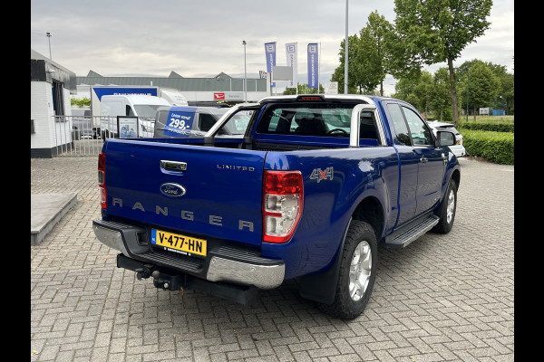 Ford Ranger 2.2 TDCi Limited Supercab 160pk/118kW 6-bak | Trekhaak | Adapt. Cruise | All Terrain |