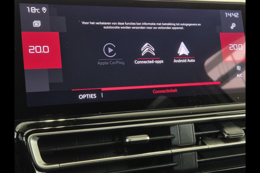 Citroën C5 Aircross 1.2 Hybrid 136 Plus Automaat | Achteruitrijcamera | Navigatie | Stoelverwarming | Keyless Entry | Apple Carplay/Android Auto |