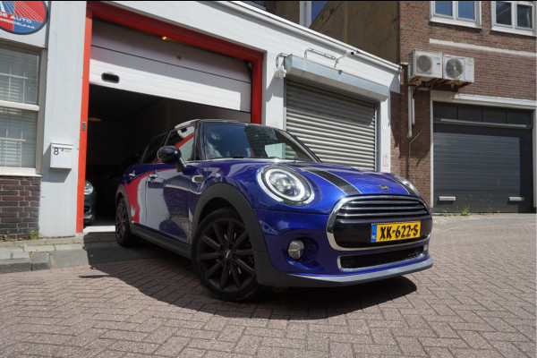 MINI Mini 1.5 Cooper Pepper | NL AUTO | HUD | Sportinterieur (leer/ stof/ stoelverwarming) | Apple Carplay | Sfeerverlichting | 17inch | LED pakket | Keyless GO/ ENTRY | DUAL ZONE CLIMATE | Bonnet Stripes | Zwart dak | Front- achterspoiler
