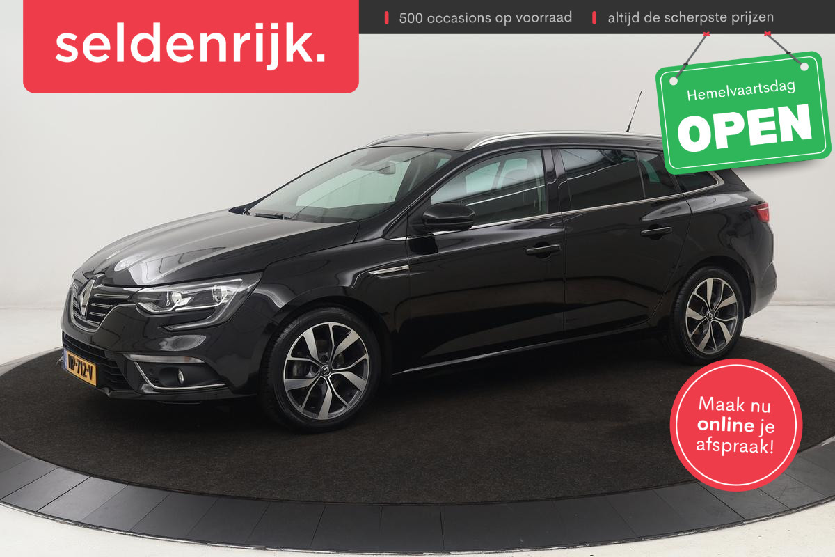 Renault Mégane 1.2 TCe Bose | Trekhaak | Navigatie | Camera | Half leder | Keyless | Dodehoek detectie | Massage | Cruise control | Climate control Renault Mégane 1.2 TCe Bose | Trekhaak | Navigatie | Camera | Half leder | Keyless | Dodehoek detectie | Massage | Cruise control | Climate control