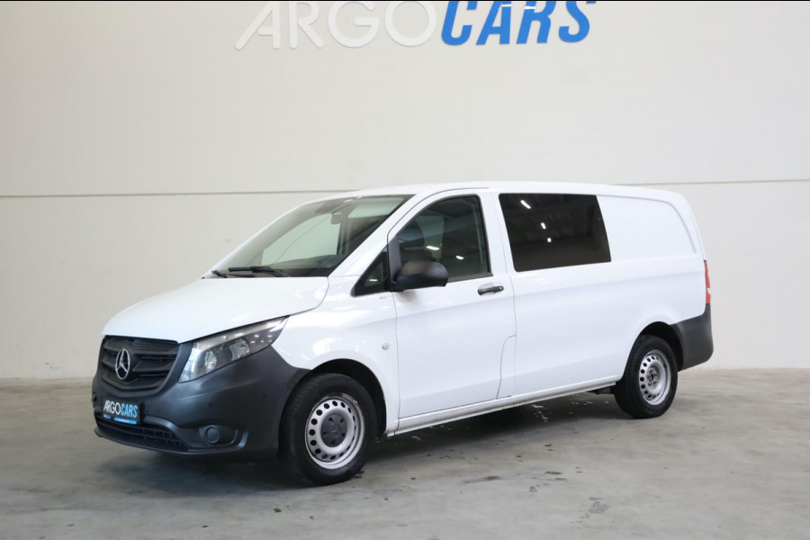 Mercedes-Benz Vito 111 CDI LANG DUBBEL CAB 6 ZITS CLIMA PDC NAVI LEDER TRKHAAK LEASE & INRUIL MOGELIJK TOP BUS