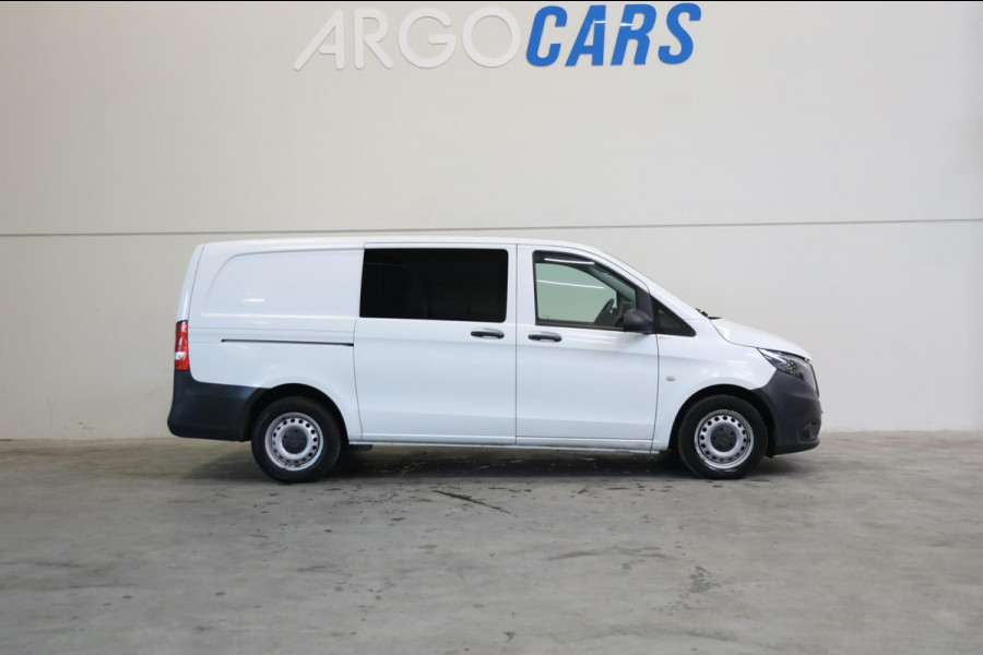 Mercedes-Benz Vito 111 CDI LANG DUBBEL CAB 6 ZITS CLIMA PDC NAVI LEDER TRKHAAK LEASE & INRUIL MOGELIJK TOP BUS