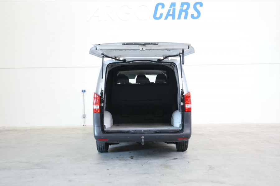 Mercedes-Benz Vito 111 CDI LANG DUBBEL CAB 6 ZITS CLIMA PDC NAVI LEDER TRKHAAK LEASE & INRUIL MOGELIJK TOP BUS