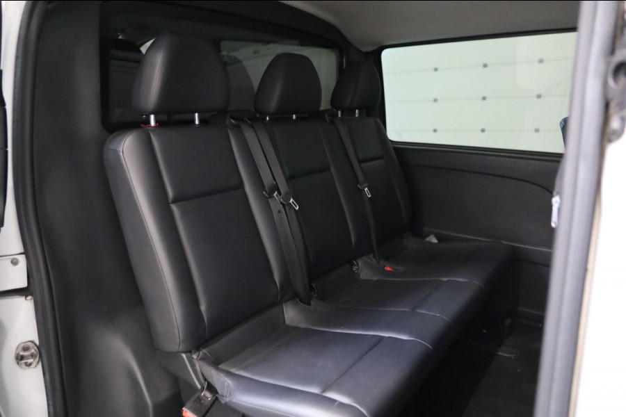 Mercedes-Benz Vito 111 CDI LANG DUBBEL CAB 6 ZITS CLIMA PDC NAVI LEDER TRKHAAK LEASE & INRUIL MOGELIJK TOP BUS