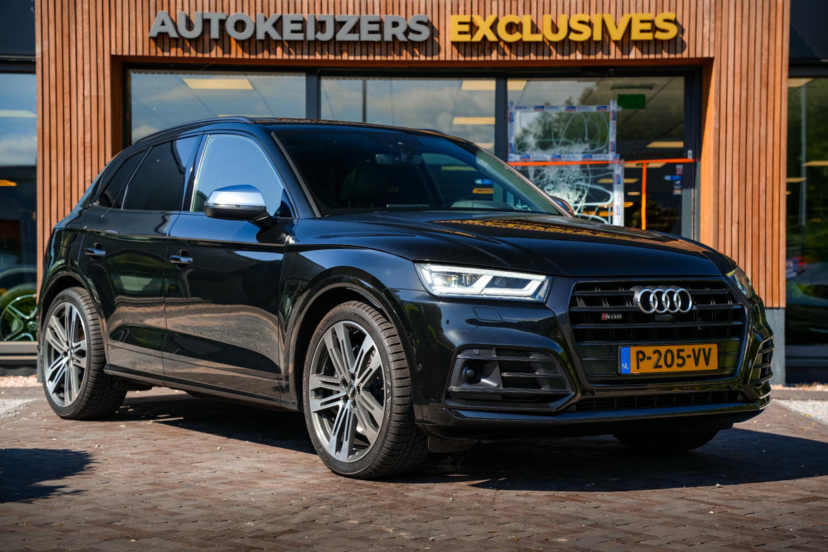 Audi Q5 3.0 TDI SQ5 quattro Panoramadak Luchtvering B&O Carbon Adapt. Cruise 360Cam Memory 21''LM Audi Q5 3.0 TDI SQ5 quattro Panoramadak Luchtvering B&O Carbon Adapt. Cruise 360Cam Memory 21''LM