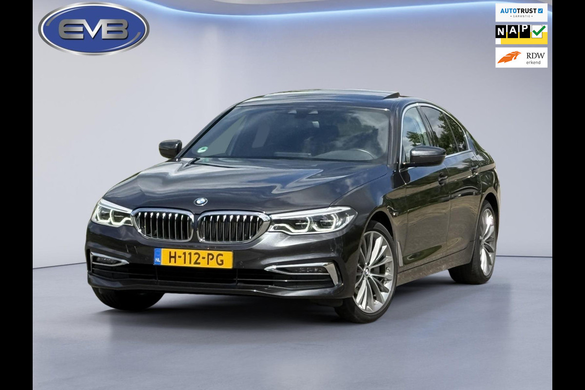 BMW 5 Serie 530i High Executive Edition 252 pk, sportleder, schuifdak, vele opties, 1e eigenaar, NL auto met nationale auto pas