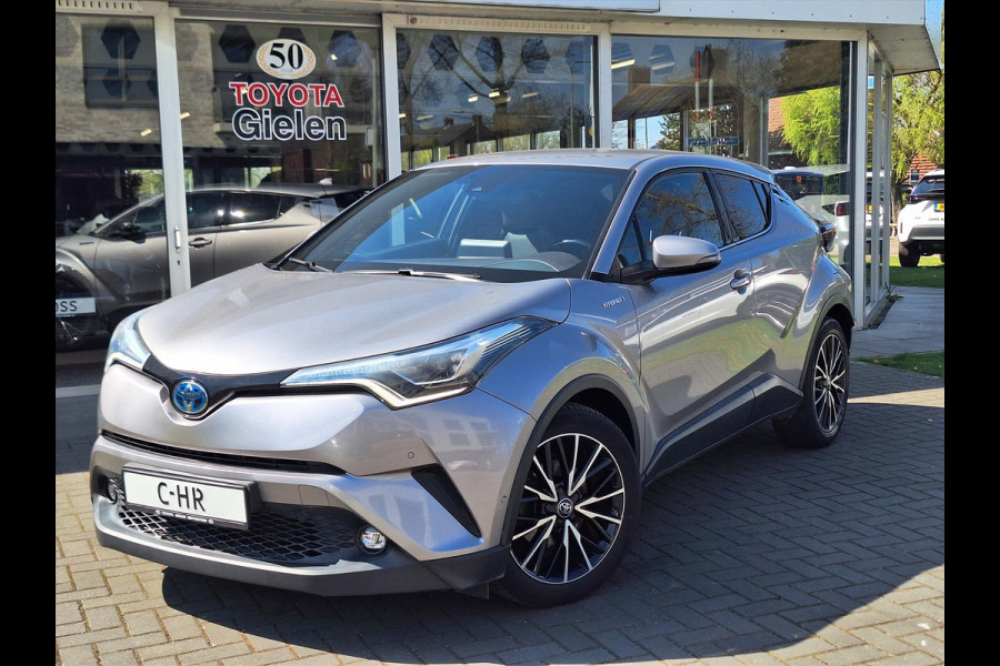 Toyota C-HR 1.8 Hybrid Executive | LED Pakket, Dodehoekherkenning, Navigatie, Stoel + Stuurverwarming, Keyless, Leer/Stof, 18 inch