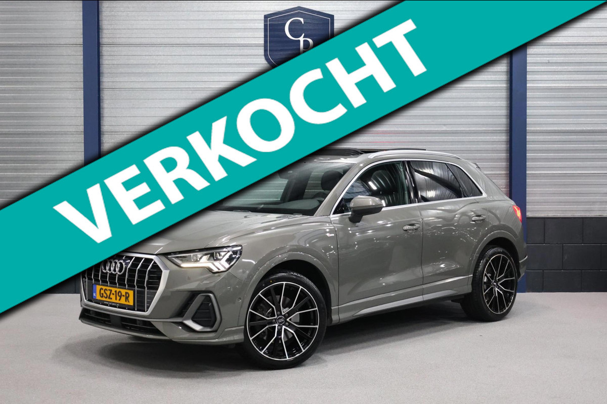 Audi Q3 45 TFSI quattro S-line LED/VIRTUAL/SFEER/PANO/B&O/ALCANTARA+S.VERWARMING/20" LMV/CAM/LINE/ACC/ECC/12 MND GARANTIE! Audi Q3 45 TFSI quattro S-line LED/VIRTUAL/SFEER/PANO/B&O/ALCANTARA+S.VERWARMING/20" LMV/CAM/LINE/ACC/ECC/12 MND GARANTIE!