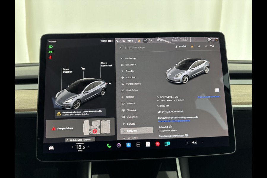 Tesla Model 3 Standard RWD Plus 60 kWh [ 3-Fase ] (INCL-BTW) Aut. *PANO | AUTO-PILOT | FULL-LEATHER | KEYLESS | FULL-LED | MEMORY-PACK | SURROUND-VIEW | DAB | CARPLAY | DIGI-COCKPIT | LANE-ASSIST | COMFORT-SEATS | 18"ALU*