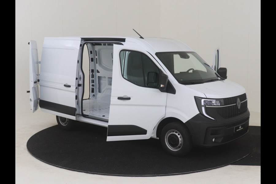 Renault Master T35 150PK L2H2 EXTRA NIEUW MODEL ( BPM VRIJ ) LED AIRCO ECC CARPLAY CAMERA PARKEERSENSOREN LANE ASSIST 270 GRADEN DEUREN