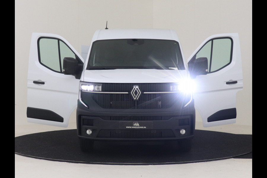 Renault Master T35 150PK L2H2 EXTRA NIEUW MODEL ( BPM VRIJ ) LED AIRCO ECC CARPLAY CAMERA PARKEERSENSOREN LANE ASSIST 270 GRADEN DEUREN
