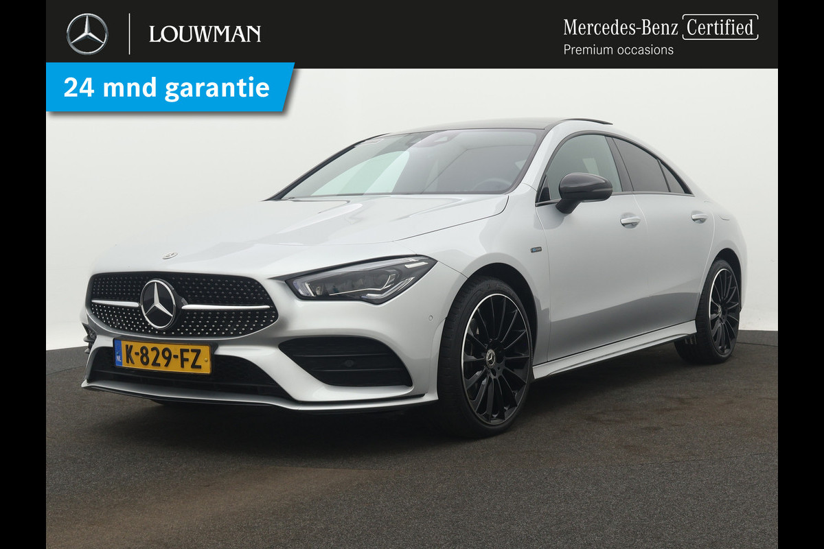 Mercedes-Benz CLA-Klasse 250 e Business Solution AMG Limited | Multispaaks lichtmetalen velgen | Panoramadak | MBUX wide screen | Navigatie | Parking support | Inclusief 24 maanden MB Certified garantie voor Europa. Mercedes-Benz CLA-Klasse 250 e Business Solution AMG Limited | Multispaaks lichtmetalen velgen | Panoramadak | MBUX wide screen | Navigatie | Parking support | Inclusief 24 maanden MB Certified garantie voor Europa.