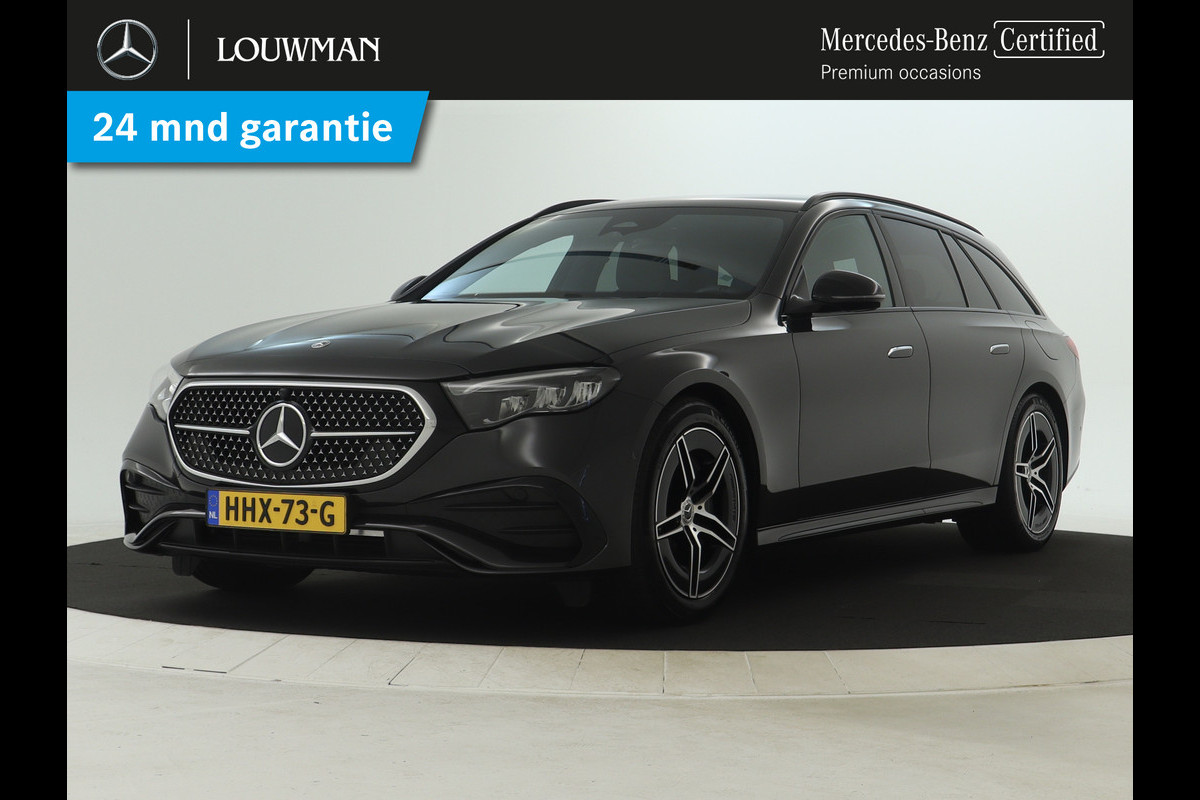 Mercedes-Benz E-Klasse Estate 300 e AMG Plug-In Hybride | Trekhaak | MBUX Superscreen | AMG Styling | Night Pakket | Keyless-Go | Distronic | Selfie Camera | Inclusief 24 maanden MB Certified garantie voor Europa.