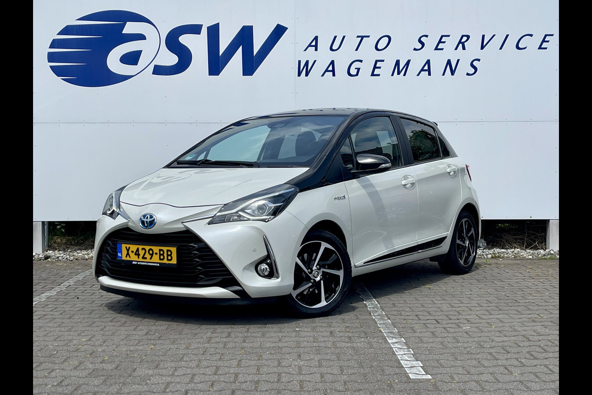 Toyota Yaris 1.5 Hybrid Bi-Tone | Parelmoer | CarPlay | Camera | Keyless | Cruise | 16 inch