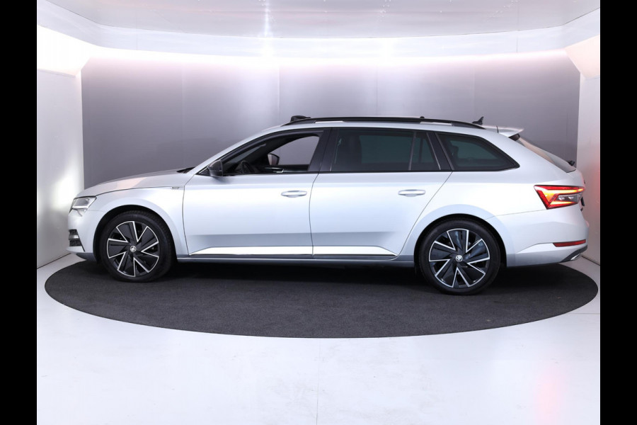 Škoda Superb Combi 1.4 TSI iV Sportline Business 218 pk | Verlengde garantie | Navigatie | Panoramadak | Parkeersensoren | Achteruitrijcamera | Stoelverwarming v/a |