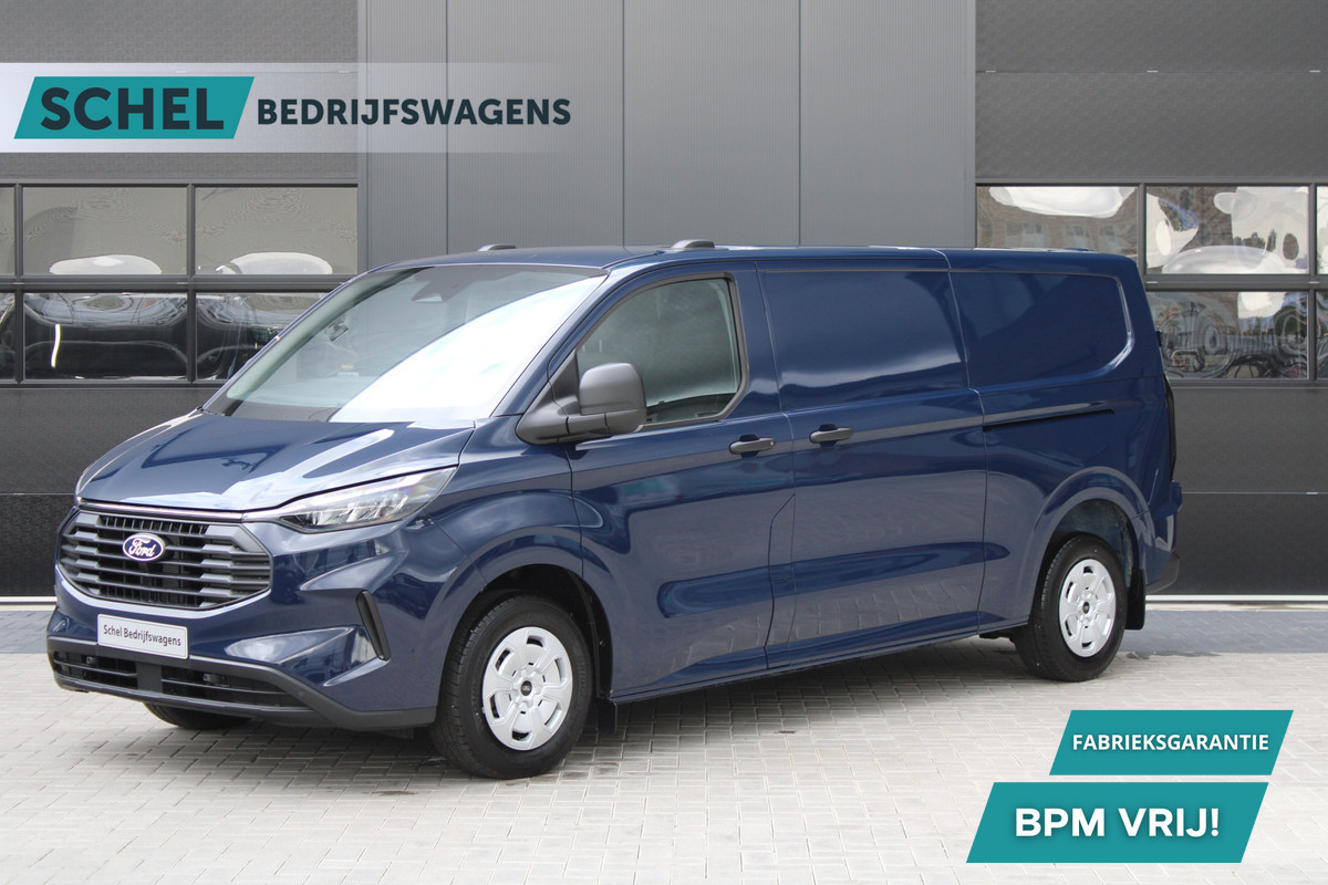 Ford Transit Custom 320 2.0 TDCI L2H1 Trend 136pk - 2x Schuifdeur - Carplay - Camera - Stoelverwarming - LED - 70l tank - Rijklaar Ford Transit Custom 320 2.0 TDCI L2H1 Trend 136pk - 2x Schuifdeur - Carplay - Camera - Stoelverwarming - LED - 70l tank - Rijklaar