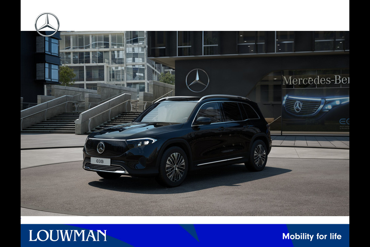 Mercedes-Benz EQB 250+ Business Solution Luxury 7p. 71 kWh | Parkeerpakket met achteruitrijcamera | EASY PACK achterklep | Dodehoekassistent | GUARD 360° Voertuigbescherming Plus | Extra USB-poorten | Verwarmde stoelen vooraan | Mercedes-Benz EQB 250+ Business Solution Luxury 7p. 71 kWh | Parkeerpakket met achteruitrijcamera | EASY PACK achterklep | Dodehoekassistent | GUARD 360° Voertuigbescherming Plus | Extra USB-poorten | Verwarmde stoelen vooraan |