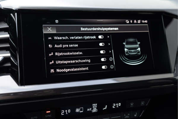 Audi Q4 Sportback e-tron 40 / 2x S-line/ Sonos/ Head-Up/ Ruit-leder/ Adaptive Cruise Control/ Panoramadak/ 150kW (204PK)