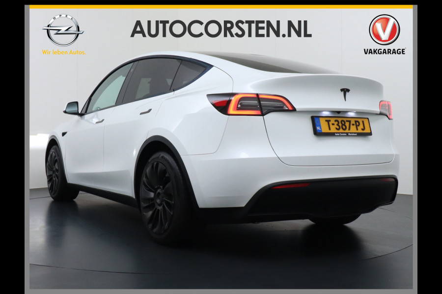 Tesla Model Y RWD 58kWh Lmv 19" Warmtepomp LFP-Accu Autopilot FSD-Computer 3 Leder Panoramadak Elektr.Stuur+Stoel+Verwarmd Navi Ecc Premium Au Camera's Elektr.AchterKlep Parkeer Assistent 2xContactloos-laden Sentry-Mode PrivacyGlas Bluetooth Dodehoek detector Connected services AMD-Ryzen Processor 1.600kg trekvermogen Origineel Nederlandse Auto Fabrieksgarantie t/m 31-12-2026 Garantie op Accu en Motor tot 04-08-2031 max. 160.000km 1e particuliere eigenaar!