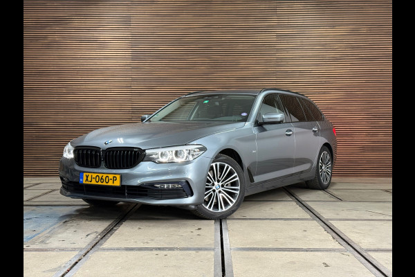 BMW 5 Serie Touring 520i High Executive Sportline | Leer | 360° Camera | Trekhaak