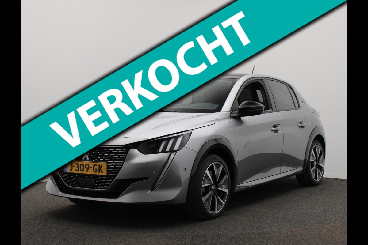 Peugeot e-208 EV GT 350 50 kWh Pano/dak Camera Origineel NL Peugeot e-208 EV GT 350 50 kWh Pano/dak Camera Origineel NL