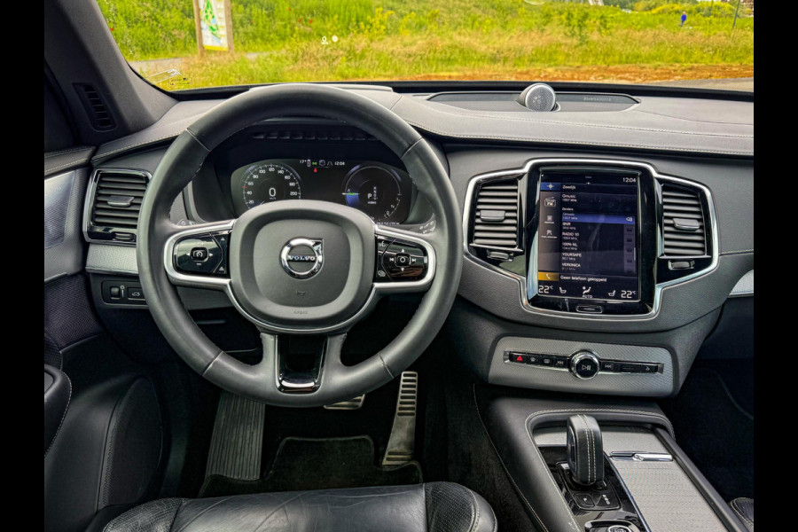 Volvo XC90 2.0 T8 Recharge AWD R-Design Luchtvering|Pano|B&W|Long range|Trekhaak|BlackPack|360|BTW