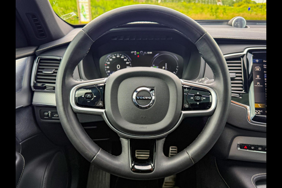 Volvo XC90 2.0 T8 Recharge AWD R-Design Luchtvering|Pano|B&W|Long range|Trekhaak|BlackPack|360|BTW