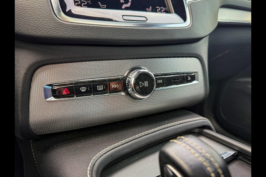 Volvo XC90 2.0 T8 Recharge AWD R-Design Luchtvering|Pano|B&W|Long range|Trekhaak|BlackPack|360|BTW