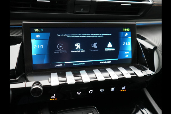Peugeot 508 SW 1.6 HYbrid Blue Lease GT Line Avantage Plug In Hybrid 225pk PHEV | Adaptive Cruise | Sportstoelen Verwarmd | 360 Camera | Apple Carplay | 18"L.M | BLIS | Full LED |