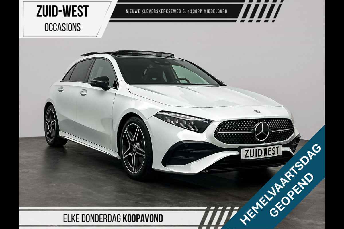Mercedes-Benz A-Klasse 200 AMG Premium Pano ACC Sfeer Camera Mercedes-Benz A-Klasse 200 AMG Premium Pano ACC Sfeer Camera