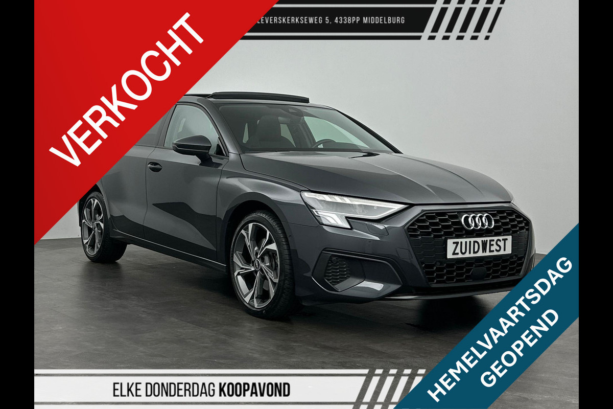 Audi A3 Sportback 40 TFSI e S-Line Pano Matrix Massage Audi A3 Sportback 40 TFSI e S-Line Pano Matrix Massage
