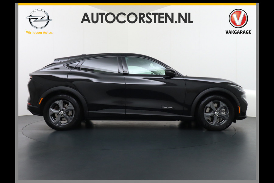 Ford Mustang Mach-E Extended RWD 98 kWh Leer Pano-Dak Auto-Pilot-Adaptive Cruise+Lane Centring Assist en Stop&Go Apple-Android Carplay 360-gr Elektr.verst.Stoelen+geheugen+Verwarmd Bang & OlufsenDual-ECC Fully Active Park Assist Elektr.Achterklep BLISS Driver Alert One-pedal-drive Lane Change Warning en Lane Centering Assist FordKeyless Entry Grootste-Accu+Bereik  59.000 nieuw