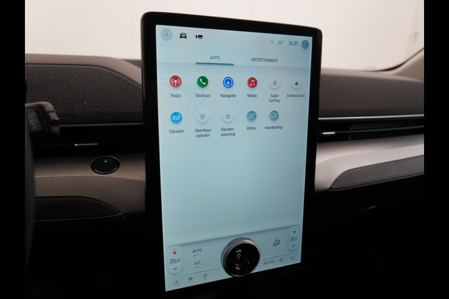 Ford Mustang Mach-E Extended RWD 98 kWh Leer Pano-Dak Auto-Pilot-Adaptive Cruise+Lane Centring Assist en Stop&Go Apple-Android Carplay 360-gr Elektr.verst.Stoelen+geheugen+Verwarmd Bang & OlufsenDual-ECC Fully Active Park Assist Elektr.Achterklep BLISS Driver Alert One-pedal-drive Lane Change Warning en Lane Centering Assist FordKeyless Entry Grootste-Accu+Bereik  59.000 nieuw