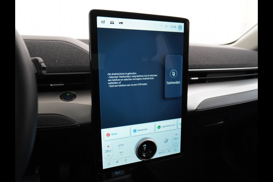 Ford Mustang Mach-E Extended RWD 98 kWh Leer Pano-Dak Auto-Pilot-Adaptive Cruise+Lane Centring Assist en Stop&Go Apple-Android Carplay 360-gr Elektr.verst.Stoelen+geheugen+Verwarmd Bang & OlufsenDual-ECC Fully Active Park Assist Elektr.Achterklep BLISS Driver Alert One-pedal-drive Lane Change Warning en Lane Centering Assist FordKeyless Entry Grootste-Accu+Bereik  59.000 nieuw