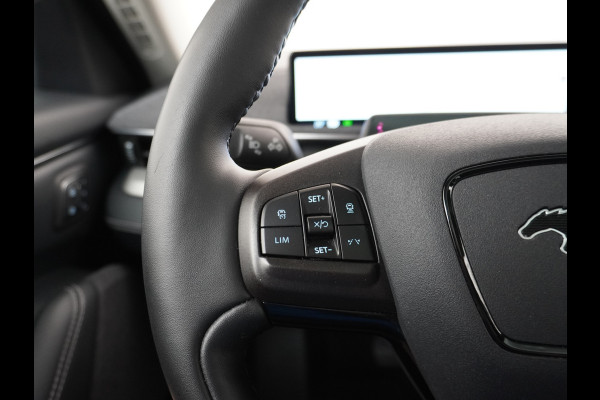 Ford Mustang Mach-E Extended RWD 98 kWh Leer Pano-Dak Auto-Pilot-Adaptive Cruise+Lane Centring Assist en Stop&Go Apple-Android Carplay 360-gr Elektr.verst.Stoelen+geheugen+Verwarmd Bang & OlufsenDual-ECC Fully Active Park Assist Elektr.Achterklep BLISS Driver Alert One-pedal-drive Lane Change Warning en Lane Centering Assist FordKeyless Entry Grootste-Accu+Bereik  59.000 nieuw