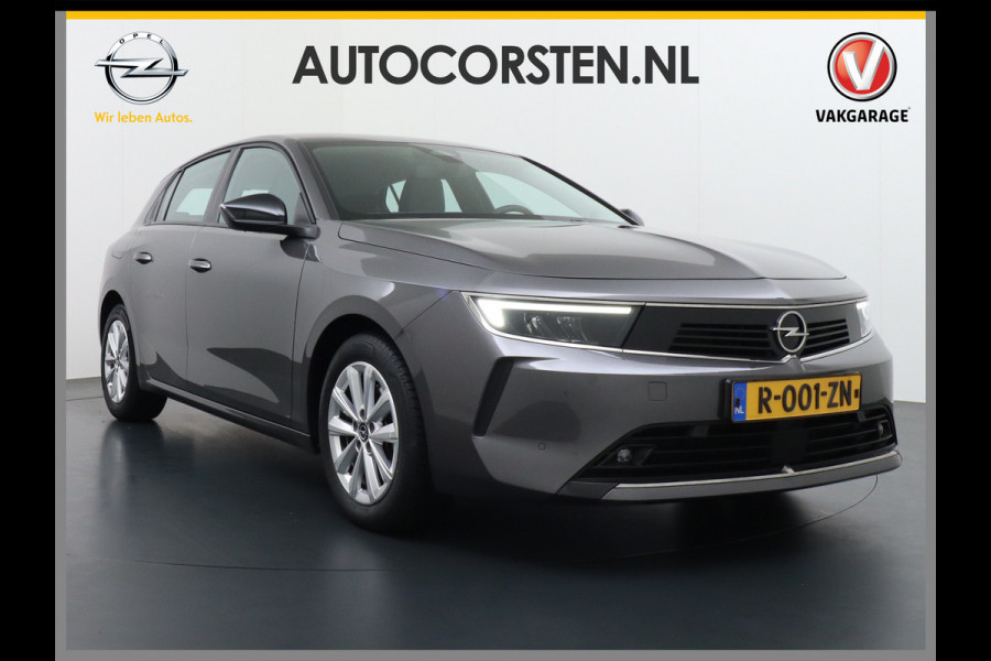 Opel Astra 1.2 T111PK Apple Carplay Navi-App Pure-Panel Virtual Cockpit PDC-v+a Keyless Ecc Led-a+v DAB+ Cruise Control Lmv Lane Assist Mistlamp Led Regensensor Hill Start Assist Rijstrooksensor met correctie Hill hold functie AEB ESPVermoeidheids herkenning Regensensor Verkeersbord detectie Mirror Screen Elektrisch verstelbare en verwarmbare buitenspiegels EURO6.4 Qi-lader Draadloos Orig.NLse auto slechts 35.600km! nieuwprijs € 33.500
