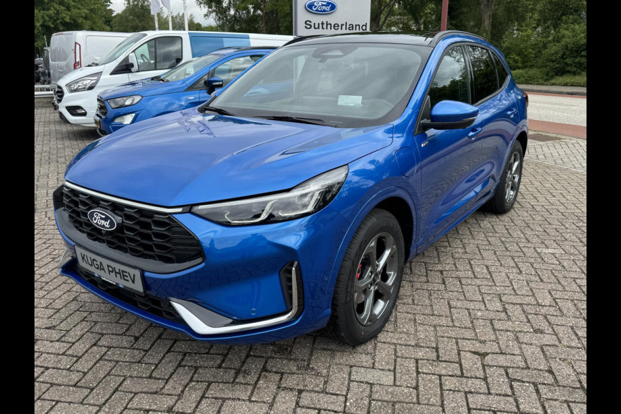 Ford Kuga 2.5 PHEV ST-Line X | Panoramadak + Technology Pack + Winter Pack + Wegklapbare trekhaak +  Reservewiel + Dessert island blue | Incl. 4.000 EU Ford voordeel