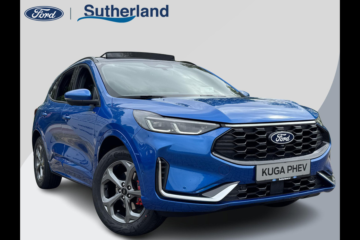 Ford Kuga 2.5 PHEV ST-Line X | Panoramadak + Technology Pack + Winter Pack + Wegklapbare trekhaak +  Reservewiel + Dessert island blue | Incl. 4.000 EU Ford voordeel