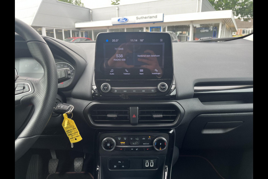Ford EcoSport 1.0 EcoBoost ST-Line 125 Pk | Winter Pack | Cruise Control | Achteruitrijcamera | Dodehoeksensoren | Dealer Onderhouden! |