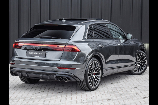 Audi Q8 55TFSI e QUATTRO PRO LINE S COMPETITION | S-SEATS | PANORAMADAK | 4 WIEL BESTURING | B&O SOUND | HEAD-UP | LUCHTVERING | DAB+ |