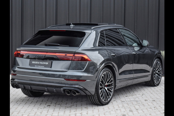 Audi Q8 55TFSI e QUATTRO PRO LINE S COMPETITION | S-SEATS | PANORAMADAK | 4 WIEL BESTURING | B&O SOUND | HEAD-UP | LUCHTVERING | DAB+ |