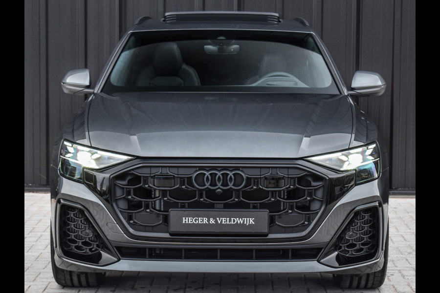 Audi Q8 55TFSI e QUATTRO PRO LINE S COMPETITION | S-SEATS | PANORAMADAK | 4 WIEL BESTURING | B&O SOUND | HEAD-UP | LUCHTVERING | DAB+ |